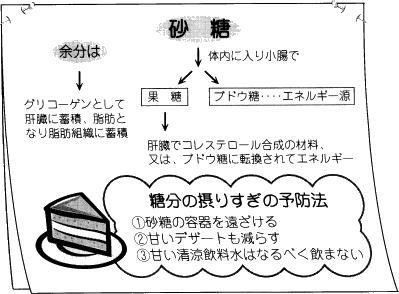 糖分のとりすぎ