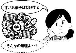 甘い菓子類制限